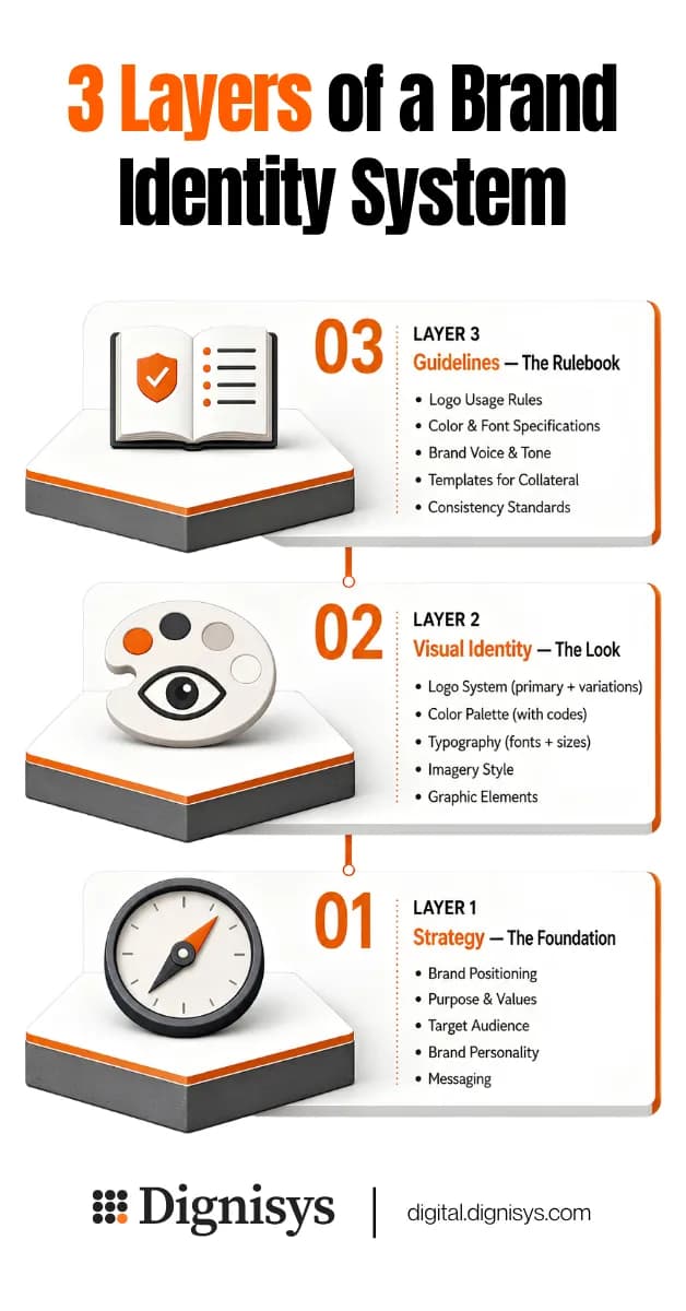 3 Layers of Brand Identity System